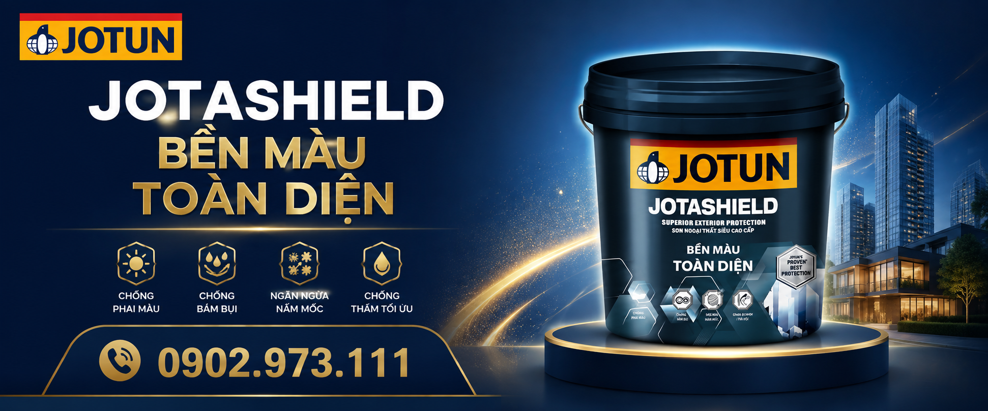 JOTUN JOTASHIELD BỀN MÀU TOÀN DIỆN