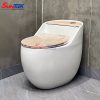 Bồn Cầu Trứng Nắp Gỗ ST-252 - Suntak.vn