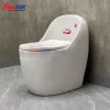 Bồn Cầu Trứng Trắng Thân Cao Men Sứ Trắng ST-151 - Suntak.vn