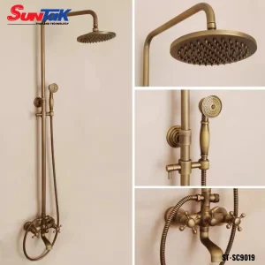 Sen Cây Tắm Đứng Nóng Lạnh Giả Cổ ST-SC9019 - Suntak.vn