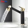 Vòi Lavabo Nóng Lạnh Cổ Xoay 720 Độ Đa Chiều Đen ST-LBNL264 - Suntak.vn