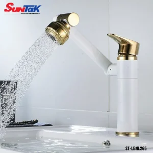Vòi Lavabo Nóng Lạnh Cổ Xoay ST-265 - Suntak.vn
